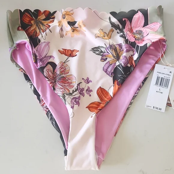 NWT AGUA BENDITA | Penelope Vitreo Bikini Bottom - Picture 7 of 11